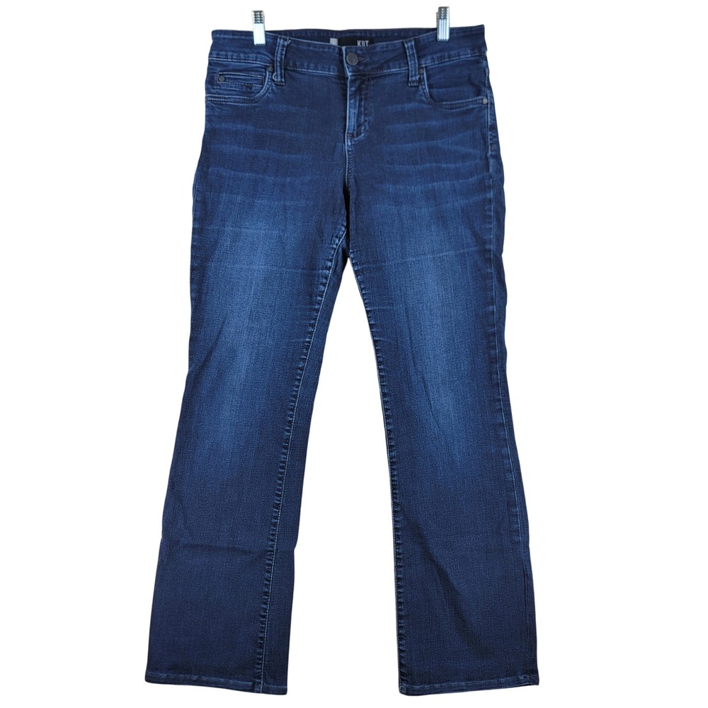 KUT from the Kloth Jeans Womens 12 (Fits: 34x31) Blue Bootcut Stretch KP258MA2